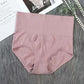 5Pcs/Set Women's High Waist Seamless Cotton Underpants Female All-match Solid Color Large Size Causal Soft Briefs