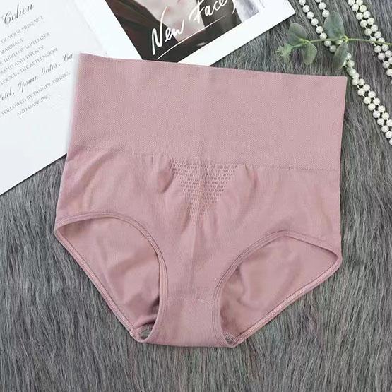 5Pcs/Set Women's High Waist Seamless Cotton Underpants Female All-match Solid Color Large Size Causal Soft Briefs