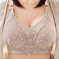 Full Cup Adjustable Underwear Plus Size Ladies Underwear Women's Comfort Bra Breathable Thin Daisy Print Bra