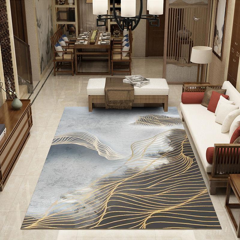 Modern Minimalist Chinese Style Classical Zen Bedroom Carpet Chinese Style Carpet Living Room Antique Sofa Coffee Table Blanket
