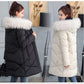 Winter Women's Mid-length Padded Jacket Korean Version of Thick Fur Collar Padded Jacket
