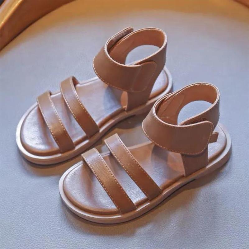 Kids Girls Sandals New Summer Toddler Shoes Girl Non-slip Kids Beach Sandal Toddler Shoe Soft Sandals Dancing Shoes Roman Shoes