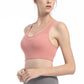 Ladies Sports Bra Zipper Shockproof Breathable Fitness Vest Running Yoga Top