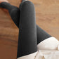 Cotton Trousers Women's Thickened and Velvet Leggings Autumn and Winter Wear Thin Vertical Threaded High Waist Warm Pants Step on The Foot Pants