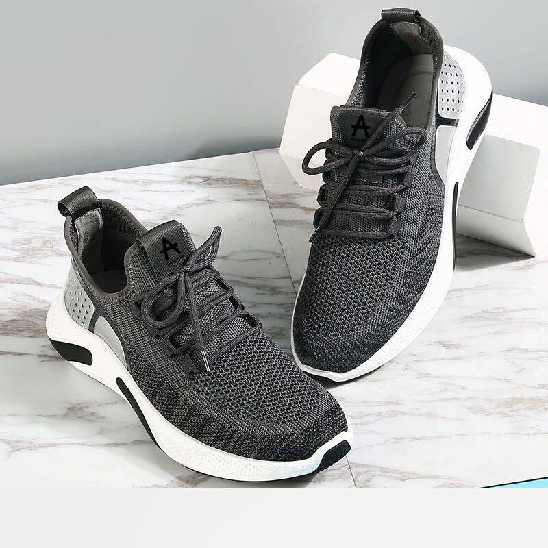 Spring Autumn New Men's Shoes Sports Shoes Breathable All-match Flying Shoes Casual Running Shoes