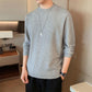 Autumn and Winter Half Turtleneck Sweater Men Loose Trend Base Sweater Casual Solid Color Sweater
