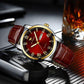 Men Luxury Brand Sports Watches Leather Strap Quartz Men's Watch