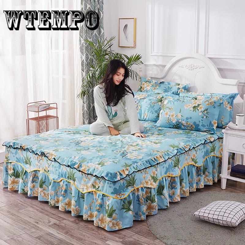 3 Pcs Set Sheet Set Cotton Home Textile Polyester Mattress Covers Pillow Case