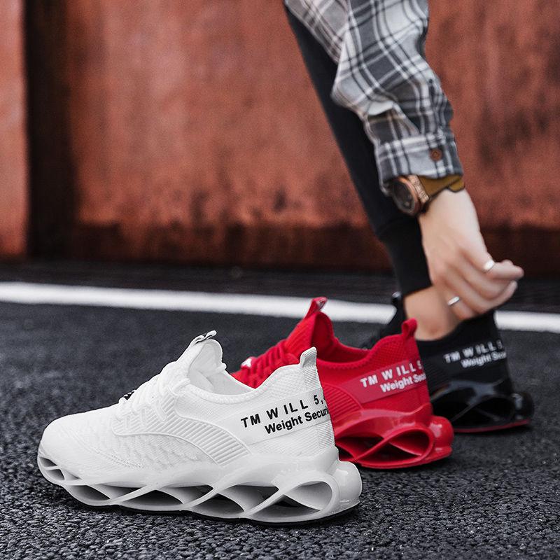 Blades Men's Shoes Flying Woven Breathable Casual Sports Shoes Wild Soldier Travel Running Shoes