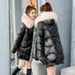 Glossy Down Padded Coat Women's Mid-length Women's Bread Coat