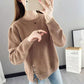 Autumn and Winter Mink Velvet Sweater Loose Casual Jacket Fashion Knitted Blouse