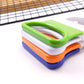 3PC Handy Fruit Gadget Stainless Steel Onion Holder Potato Safety Cooking Tools Slicer Cutting
