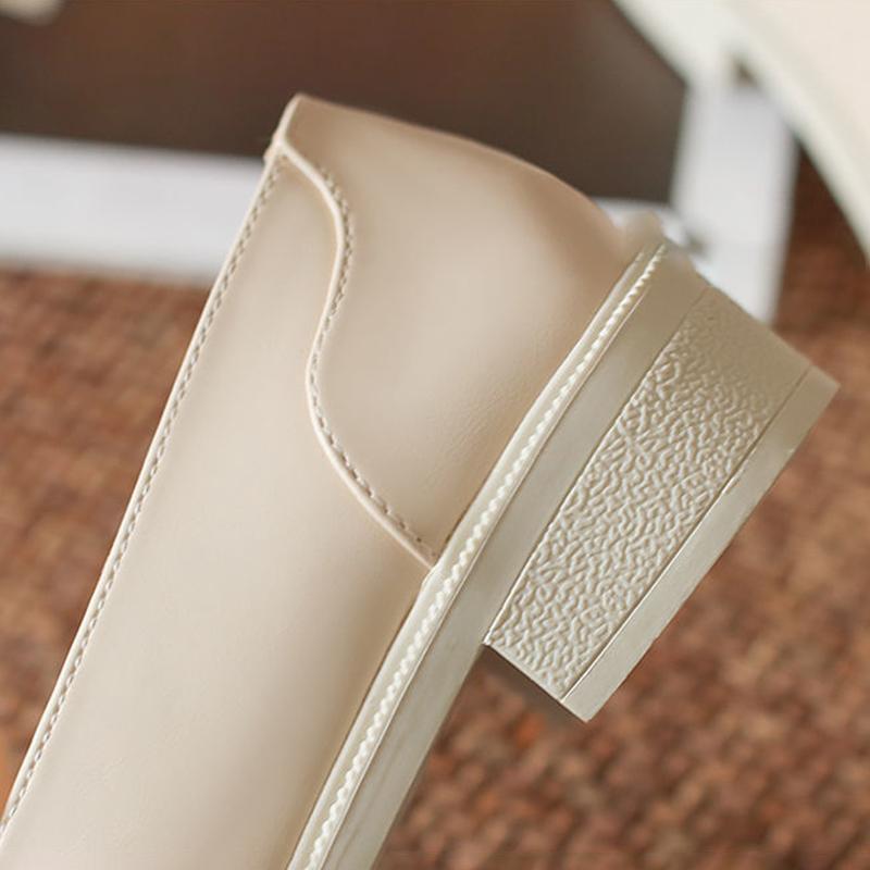 Net Shoes Leather Shoes Women's Breathable Mesh Hollow Flat-bottomed Shoes Women's Non-slip Sandals Breathable Ladies' Leather Shoes