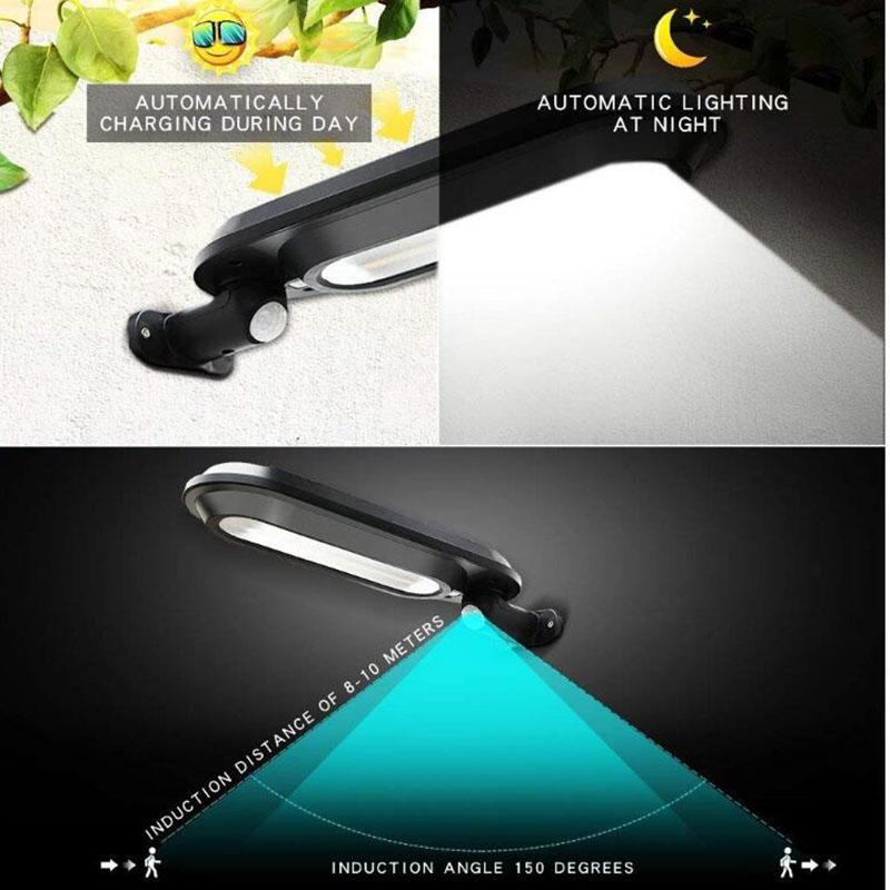 Solar Light Outdoor Landscape Garden Light One for Two Remote Control Lights Household Outdoor Waterproof Solar Garden Street Light