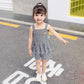 Children's Clothing Summer Clothing Girls Short-sleeved Summer Suit Western Style Shorts Two-piece Set 0-2-5 Years Old Female Baby