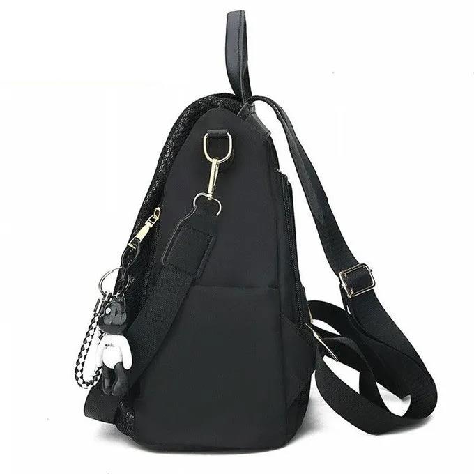 Sequin Backpack Girls Anti-theft School Bag Oxford Cloth Travel Backpack Large Capacity Shopping Bag