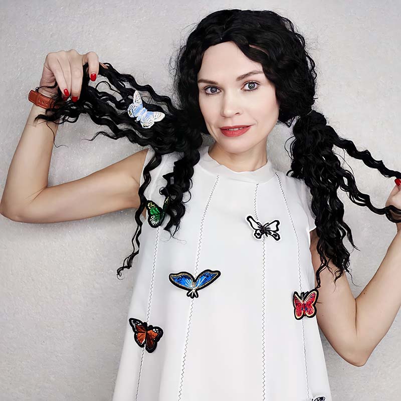 Women's Summer Dress Fashion Loose Korean Sleeveless Three-dimensional Butterfly Sun Dress