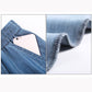Women's Summer Thin Tencel Jeans Loose Drawstring Leggings Elastic High Waist Straight Pants Sports Casual Pants Harem Trousers Cropped pants