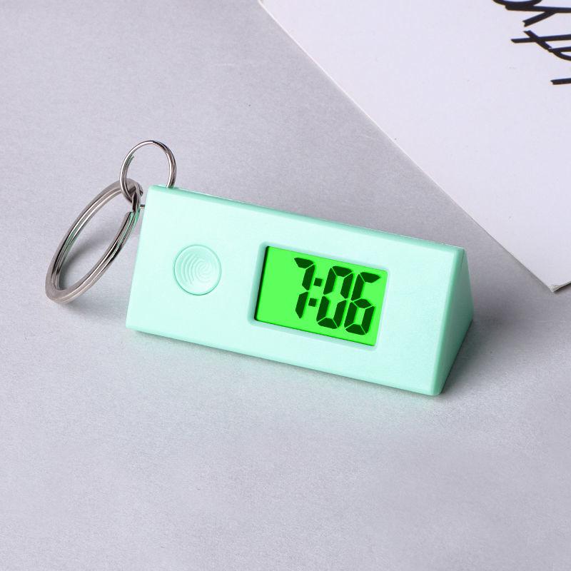 Bedroom Simple Small Electronic Watch Portable Old Man Big Character Watch Student Exam Mute Desktop Clock Mini Home
