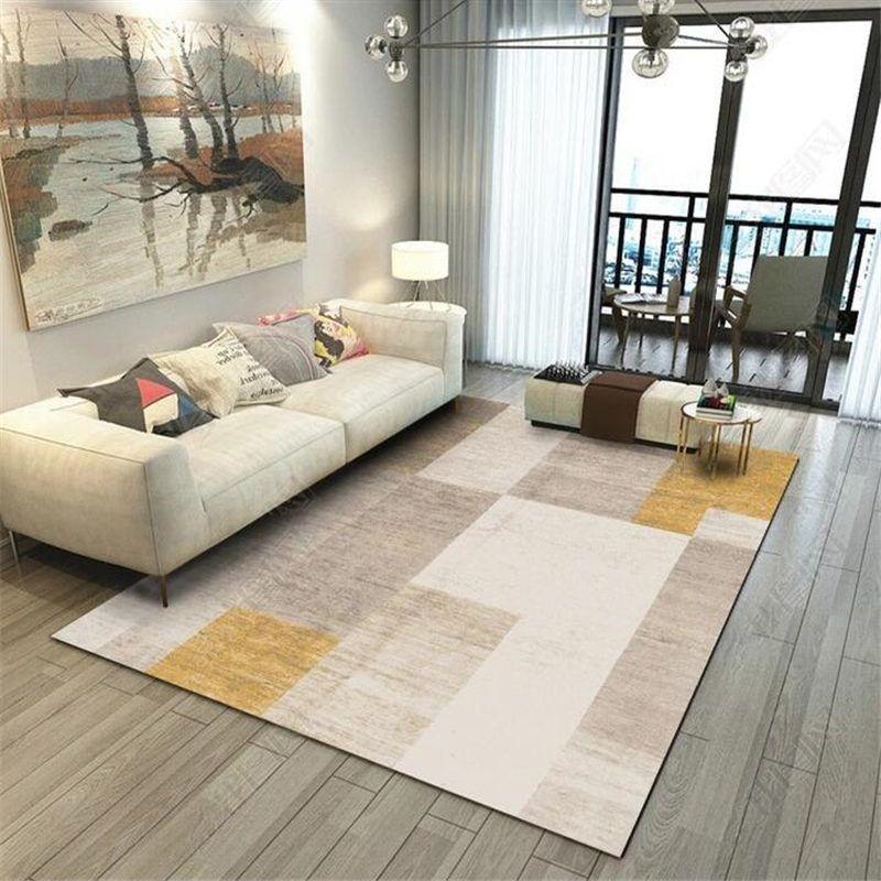 Nordic Carpet Living Room Sofa Coffee Table Mat Modern Minimalist Bedroom Bedside Mats Full Room Home Carpet Mats
