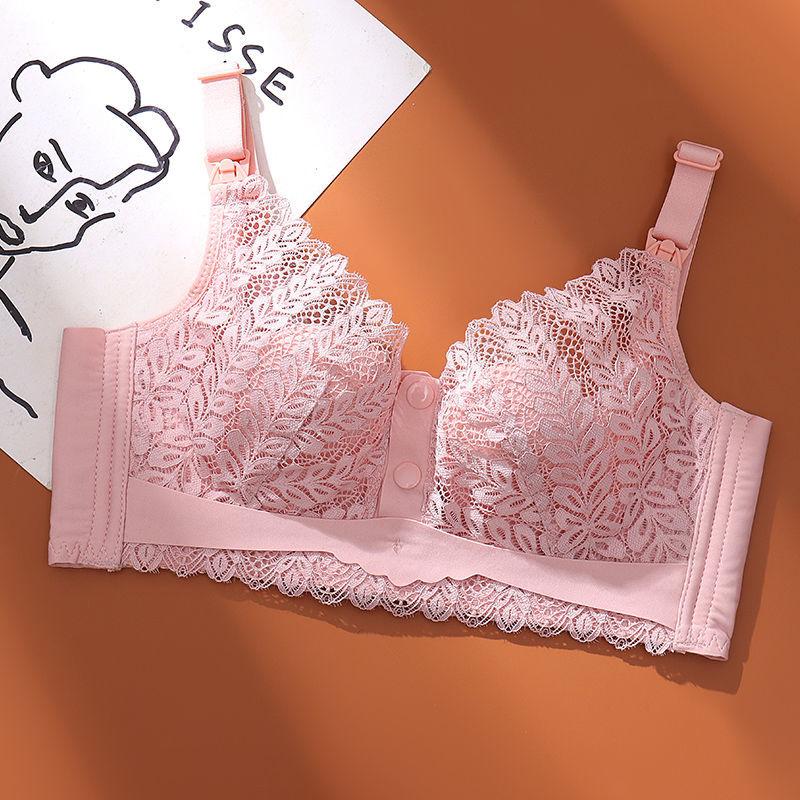 Breast Feeding Bra Gathers Anti Sagging Sexy Lace for Pregnant Women Postpartum Feeding Special Thin Underwear for Pregnant Women