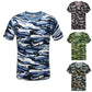 3 Pcs Camouflage Shirts Men Tees Wear-resistant Breathable T-shirt Casual Half Sleeve Pullover Labor Protection Clothing Summer