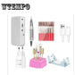 Electric Manicure Machine Nail Drill Bit Pen Gel Polish File Mill Step Up USB Cable