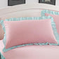 A Pair of Pure Cotton Floral Pillow Cases Pastoral Lace Pillowcases Double Bed Supplies To Increase Pillowcases Universal