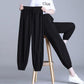 Ice Silk Harem Pants Women's Summer Loose and Thin Large Size Quick-drying Casual Wide-leg Sports Pants Women
