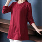 Spring Fall Long Sleeve Splicing T-Shirts Women Clothing Fashion Casual Plus Size Loose Tee Shirt Femme Tops Pullovers