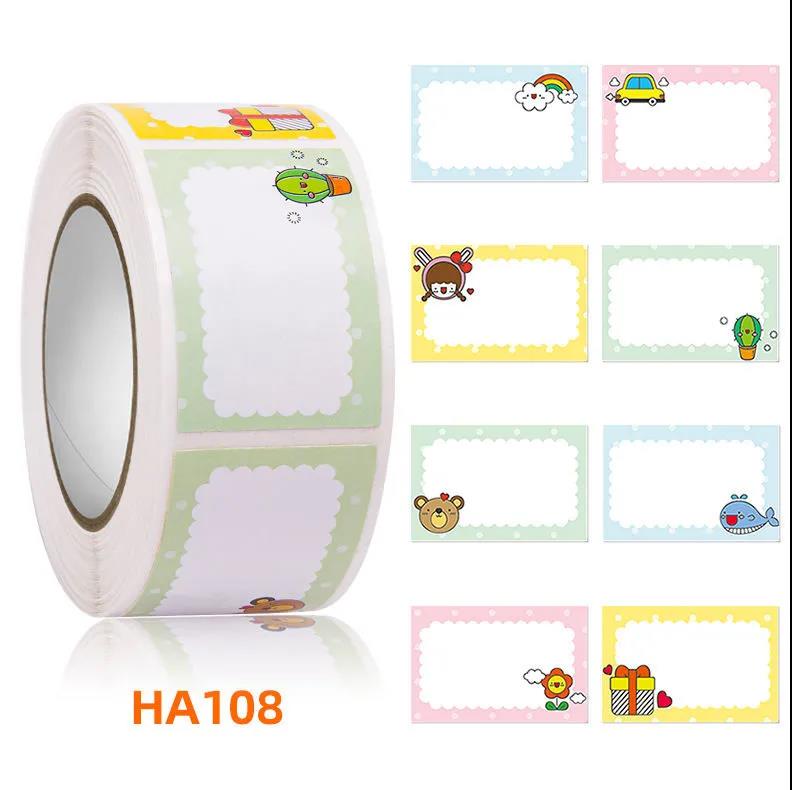 350 Stickers of A Roll of Cute Cartoon Kindergarten Children Self-adhesive Handwritten Stickers Stickers Stickers