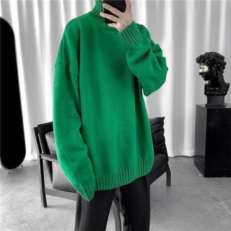 Turtleneck Sweater Keeps Warm In Autumn and Winter Loose Bottoming Knit Sweater for Outer Wear and Inner Wear