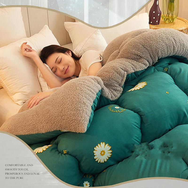 Winter Thick 5kg Lamb Velvet Quilt Spring and Autumn Single and Double Air Conditioning Quilt To Keep Warm In Winter