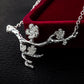 Fashion Ethnic Style Necklace Plum Blossom Branch Necklace Clavicle Chain Flower Ornament