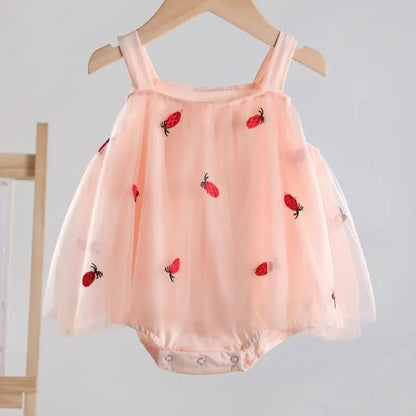 Toddler Baby Lace Ruffle Vest Solid Jumpsuit Princess Clothes sleeveless Cotton Baby Outfits Summer Baby Romper