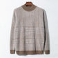 Autumn Sweater Men's Half High Collar Imitation Mink Wool Thick Warm Fashion Sweater Winter Korean Loose Personality
