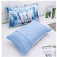 A Pair of Ice Silk Pillowcases Simple Patterned Style Summer Cute Tencel Cool Pillow Core Set Can Be Washed