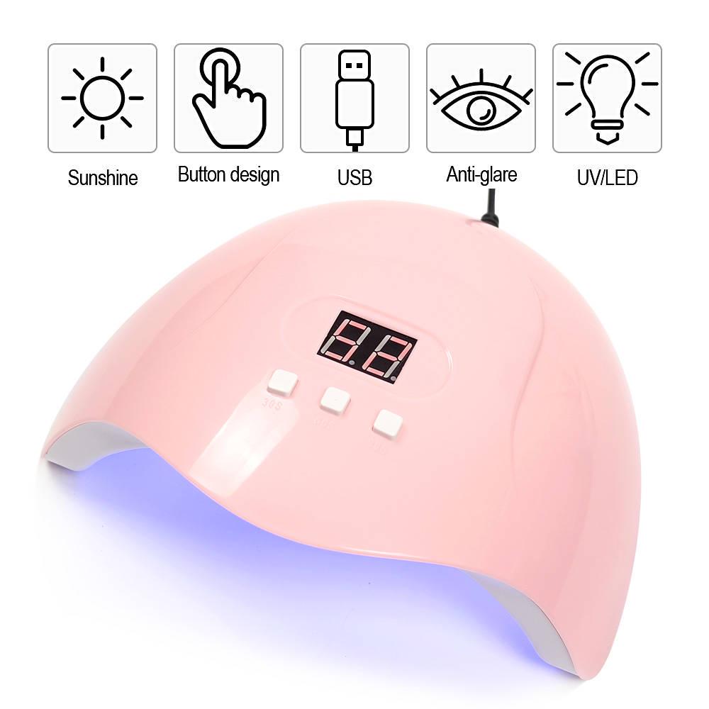 Nail Kit 45/48W LED UV Lamp nail dryer set Gel Nail Polish Set Nail Art Tool kit Manicure Set