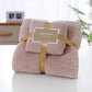 Adult Coral Velvet Towel + Bath Towel Set Home Oversized Absorbent Quick-drying Bath Towel