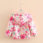 Baby Girl Lovely Rabbit Cartoon Jacket Hoodie Long Sleeve Windbreaker Children Clothing