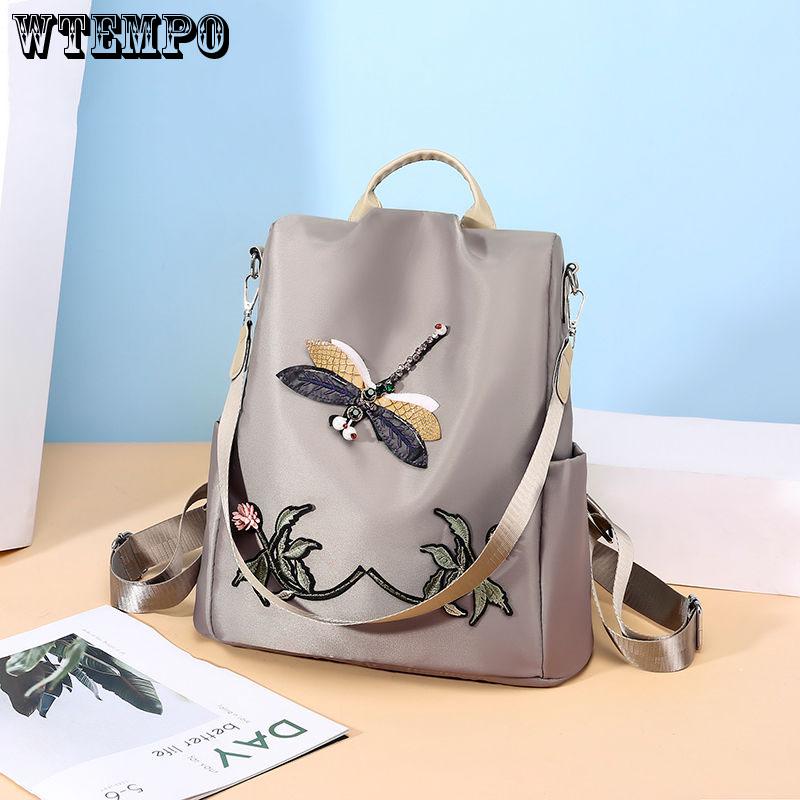 Backpack Fall Oxford Cloth Backpack Girls Backpack Animal Soft Shoulder Bag