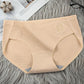 6Pcs/Set Solid Color Briefs Women's Large Size Panties Cotton Soft Breathable High Quality Underpants