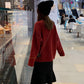 Autumn Winter  Women Fashion Bear  Sweater Casual Knitting Sweater  Round Neck Pullovers Loose Casual Long Sleeve Sweater