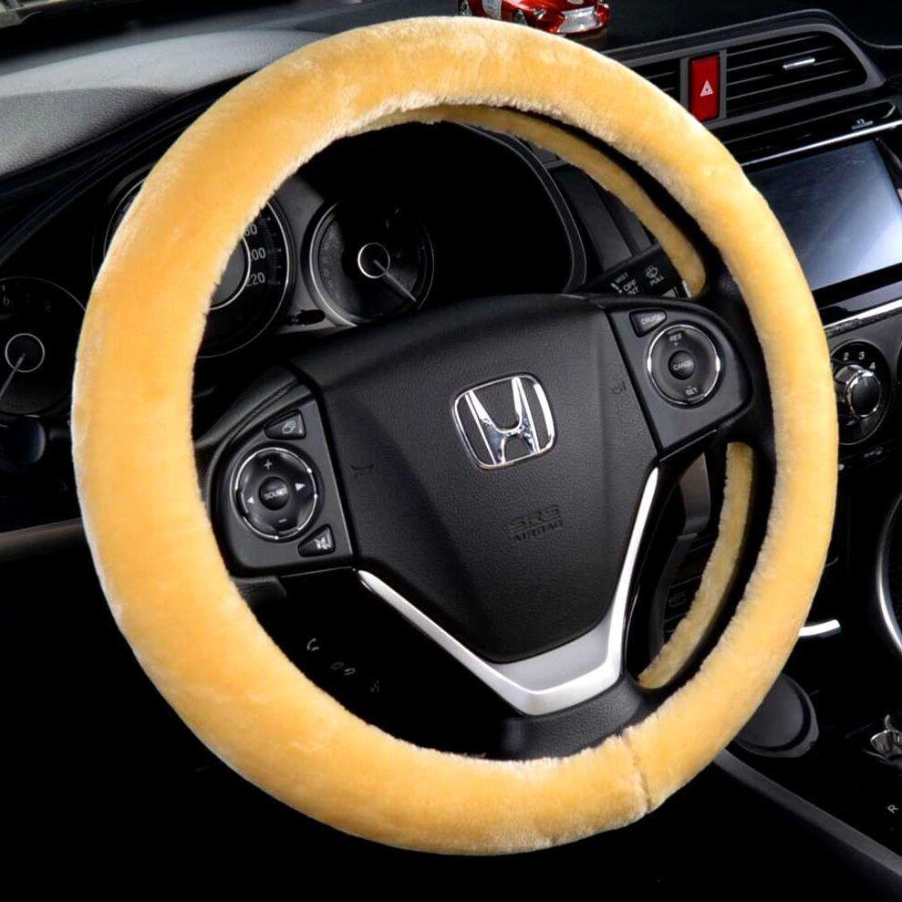 Winter Fashion Plush Car Steering Wheel Cover Car Grip Cover Universal Protective Steering Wheel Cover