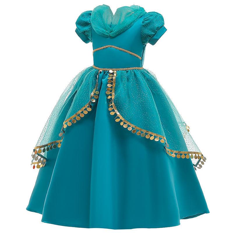 Children's Clothing Aladdin Magic Lamp Jasmine Princess Dress Dress Performance Evening Dress