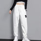 Summer Thin Sports Pants Men's and Women's Trousers Solid Color Beam Feet Ins Loose and Versatile Casual Drawstring Pants