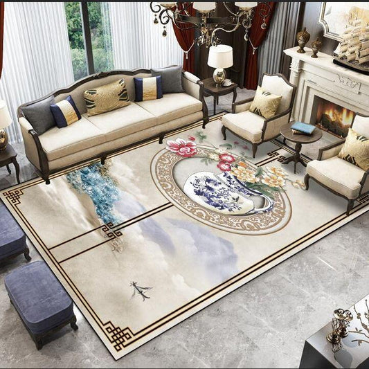 Chinese Carpet Living Room Home Decor Bedroom Carpet Sofa Coffee Table Rug Classic Study Room Mat
