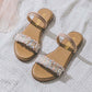 Sandals Female Fairy Summer Students All-match Flat Slippers Two Wear Female Rome Gentle
