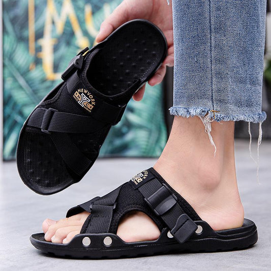 Summer Fashion Casual Beach Shoes Trendy Cloth Wading Men's Slippers