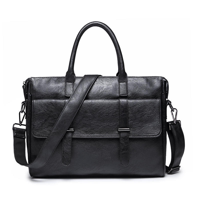 Business Briefcase Men Large Capacity Ipad Handbag Crossbody Bags Shoulder Computer Bag